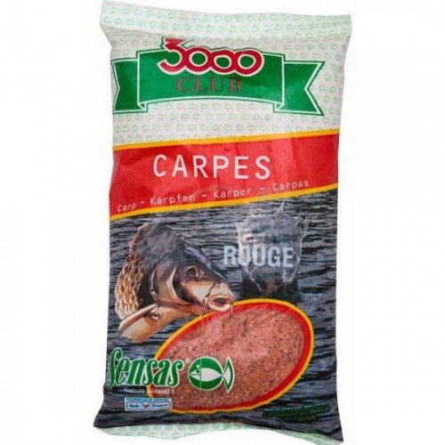 Захранка Sensas 3000 Club Carp Rouge Ягода 2.5кг Захранка Sensas 3000 Club Carp Rouge Ягода 2.5кг