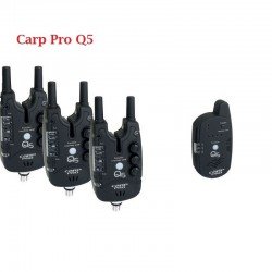 Шаранджийски сигнализатори с центала Carp Pro Q5  3 + 1