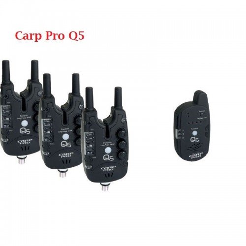 Шаранджийски сигнализатори с центала Carp Pro Q5 3 + 1 Шаранджийски сигнализатори с центала Carp Pro Q5 3 + 1