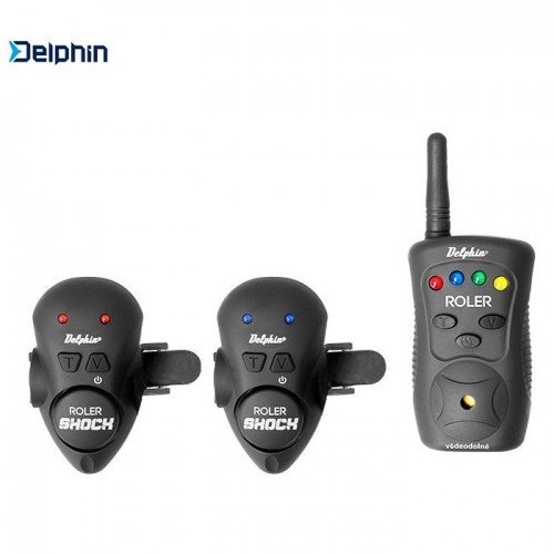 DELPHIN ROLER SHOCK 2+1 Комплект сигнализатори за риболов на сом DELPHIN ROLER SHOCK 2+1 Комплект сигнализатори за риболов на сом