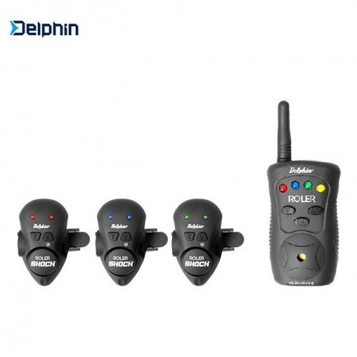 DELPHIN ROLER SHOCK 3+1 Комплект сигнализатори за риболов на сом DELPHIN ROLER SHOCK 3+1 Комплект сигнализатори за риболов на сом