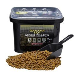 Пелети StarBaits Mixed Pellets Pro Banana Nut 2кг