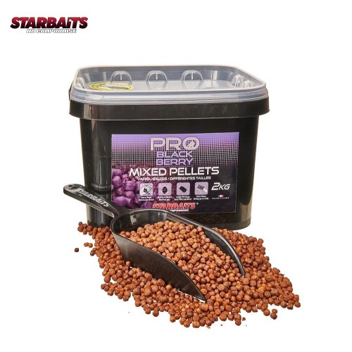 Пелети Starbaits Pro Blackberry Mixed Pellets Пелети Starbaits Pro Blackberry Mixed Pellets