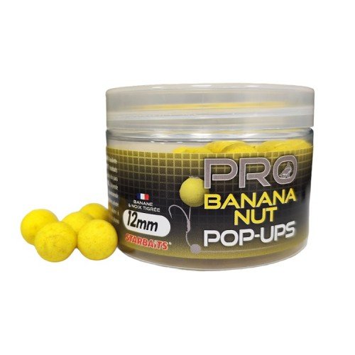 Плуващи протеинови топчета StarBaits Pro Banana Nut Pop Ups Плуващи протеинови топчета StarBaits Pro Banana Nut Pop Ups