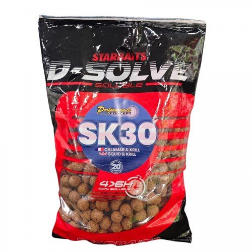 Бързоразтворими топчета StarBaits D-Solve SK30 2.5 кг