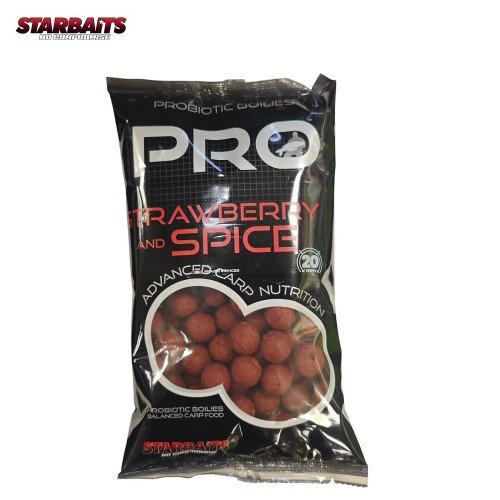 Протеинови топчета StarBaits ProBiotic Strawberry Spice Протеинови топчета StarBaits ProBiotic Strawberry Spice