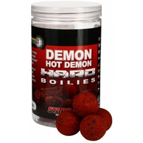 Протеинови топчета StarBaits Hot Demon Hard Boilies 200гр Протеинови топчета StarBaits Hot Demon Hard Boilies 200гр