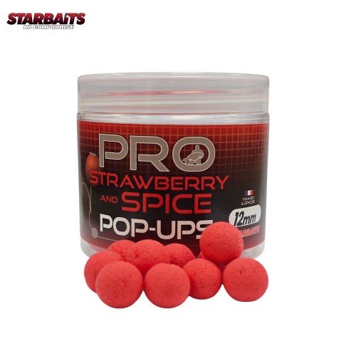Плуващи топчета Starbaits STRAWBERRY SPICE Pop Ups