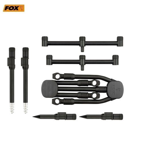 Шаранджийска стойка Fox Black Label QR 3 Rod Pod Complete