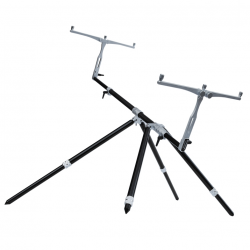 Шаранджийска стойка Meccanica Vadese Smart Pod Black and Steel 3 Rods