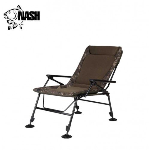 Шаранджийски стол Nash Indulgence Big Daddy Auto Reclining Chair Camo