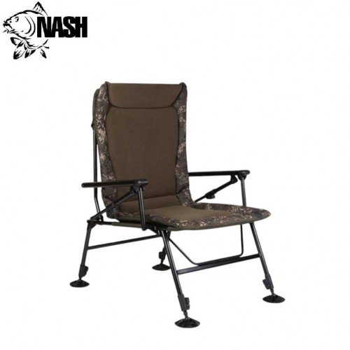 Шаранджийски стол Nash Indulgence Big Daddy Auto Reclining Chair Camo