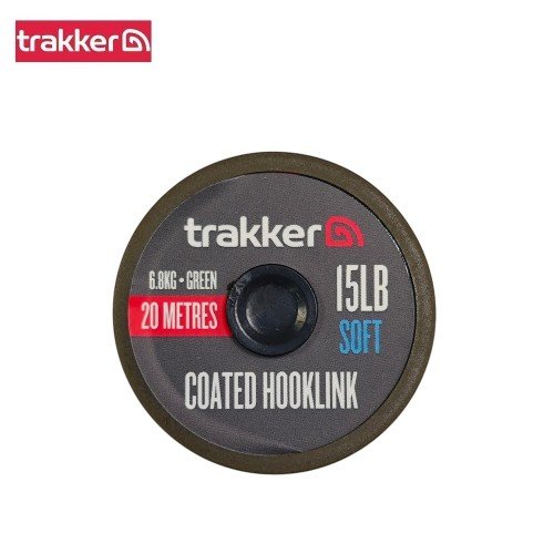 Повод с покритие Trakker Coated Hooklink Green 20м
