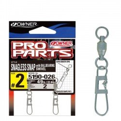 Вирбел с лагер Owner Snagless Snap Ballbearing Swivel