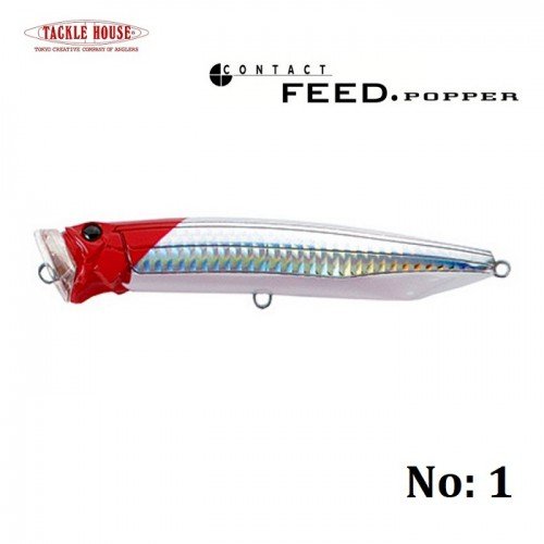 Попер Tackle House Contact Feed Popper 100мм