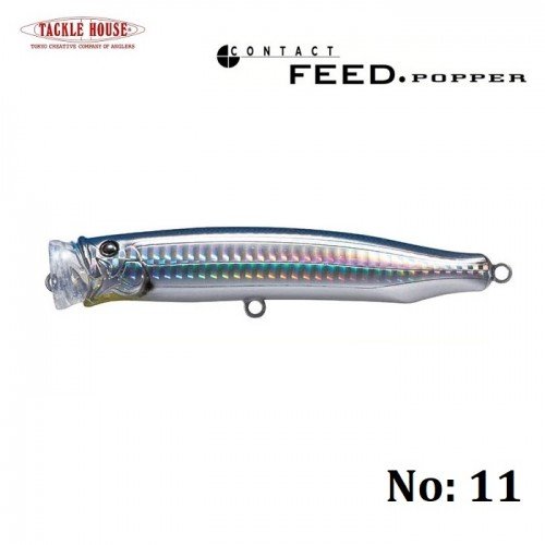 Попер Tackle House Contact Feed Popper 100мм