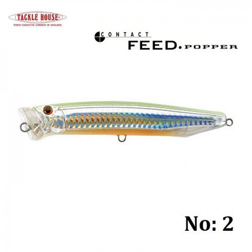 Попер Tackle House Contact Feed Popper 100мм