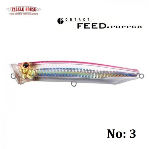 Попер Tackle House Contact Feed Popper 135мм