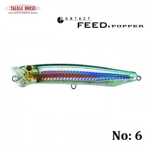 Попер Tackle House Contact Feed Popper 100мм