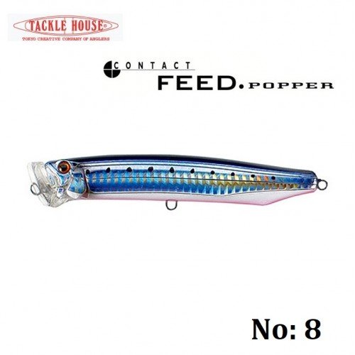 Попер Tackle House Contact Feed Popper 135мм